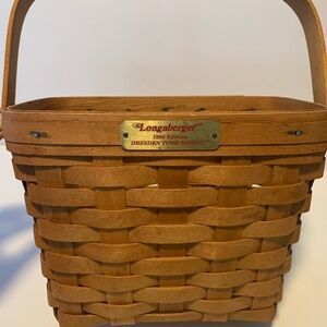 Longaberger Dresden Tour Basket 1996  Edition Good Condition